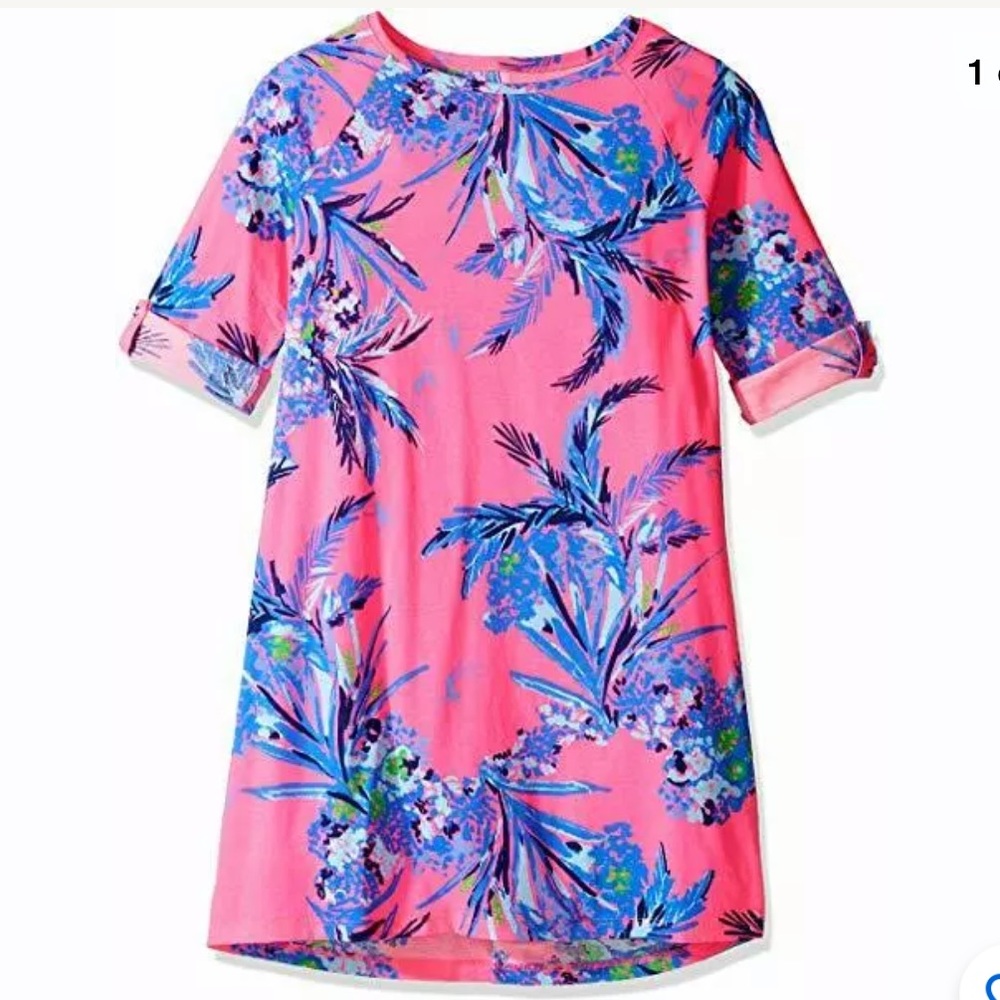 LILLY PULITZER XL 12-14 Tiki Mini Surfcrest Dress - Picture 1 of 5